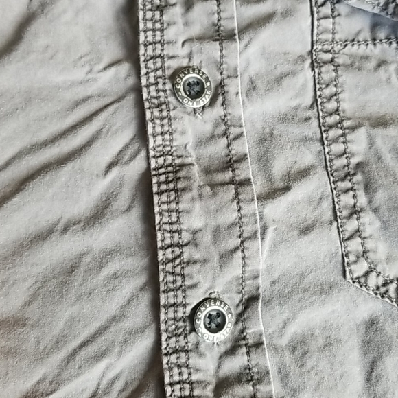 Converse Men's long sleeve collared shirt - Picture 3 of 7